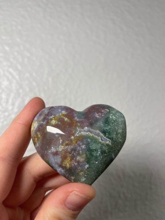 Ocean Jasper Heart