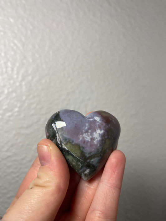 Ocean Jasper Heart