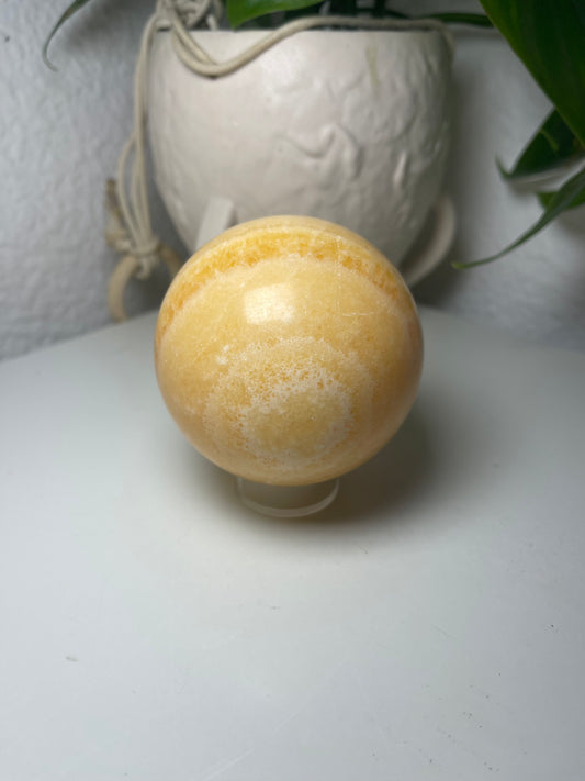 Yellow Calcite Sphere