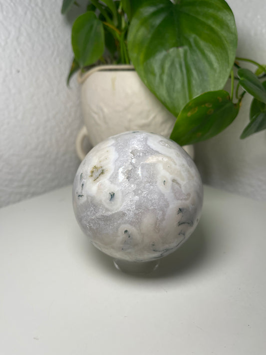 Moss Agate Sphere