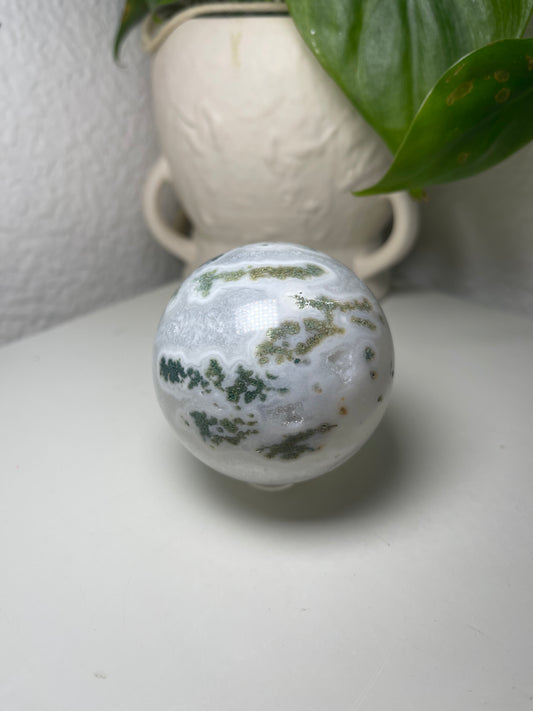 Moss Agate Sphere