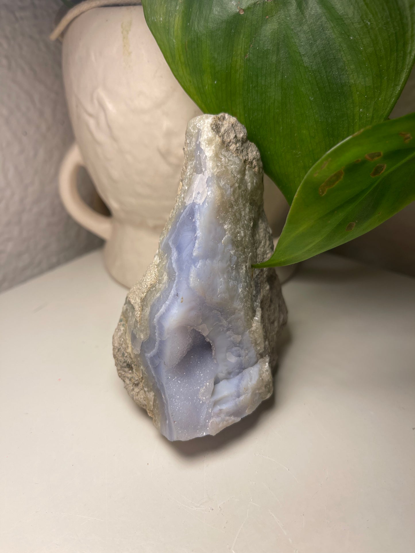 Blue Lace Agate Geode