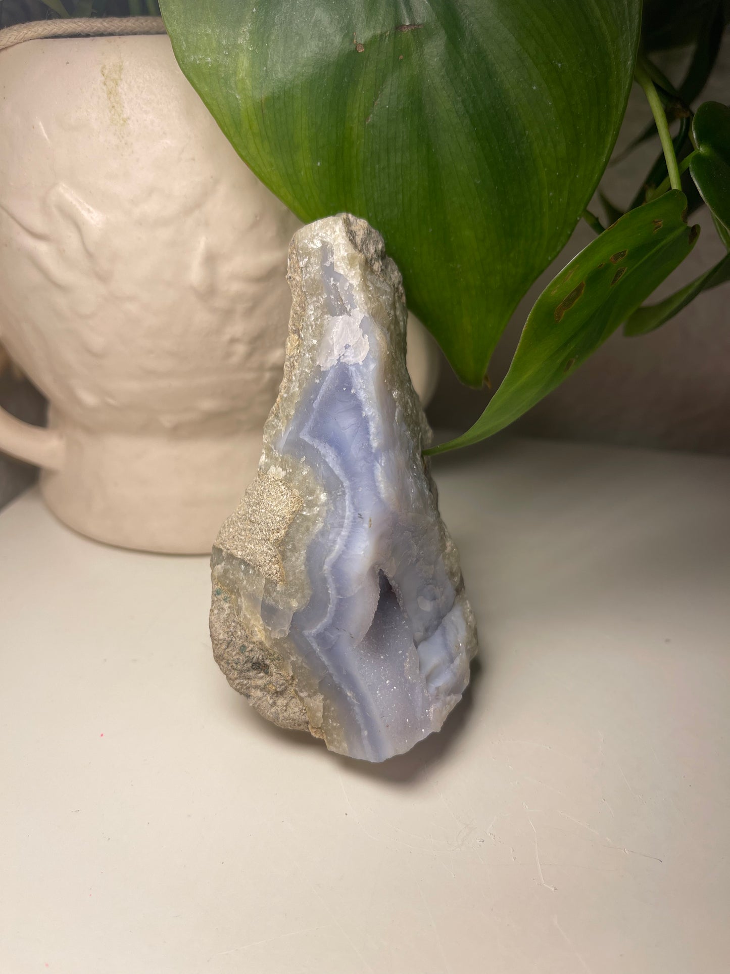 Blue Lace Agate Geode