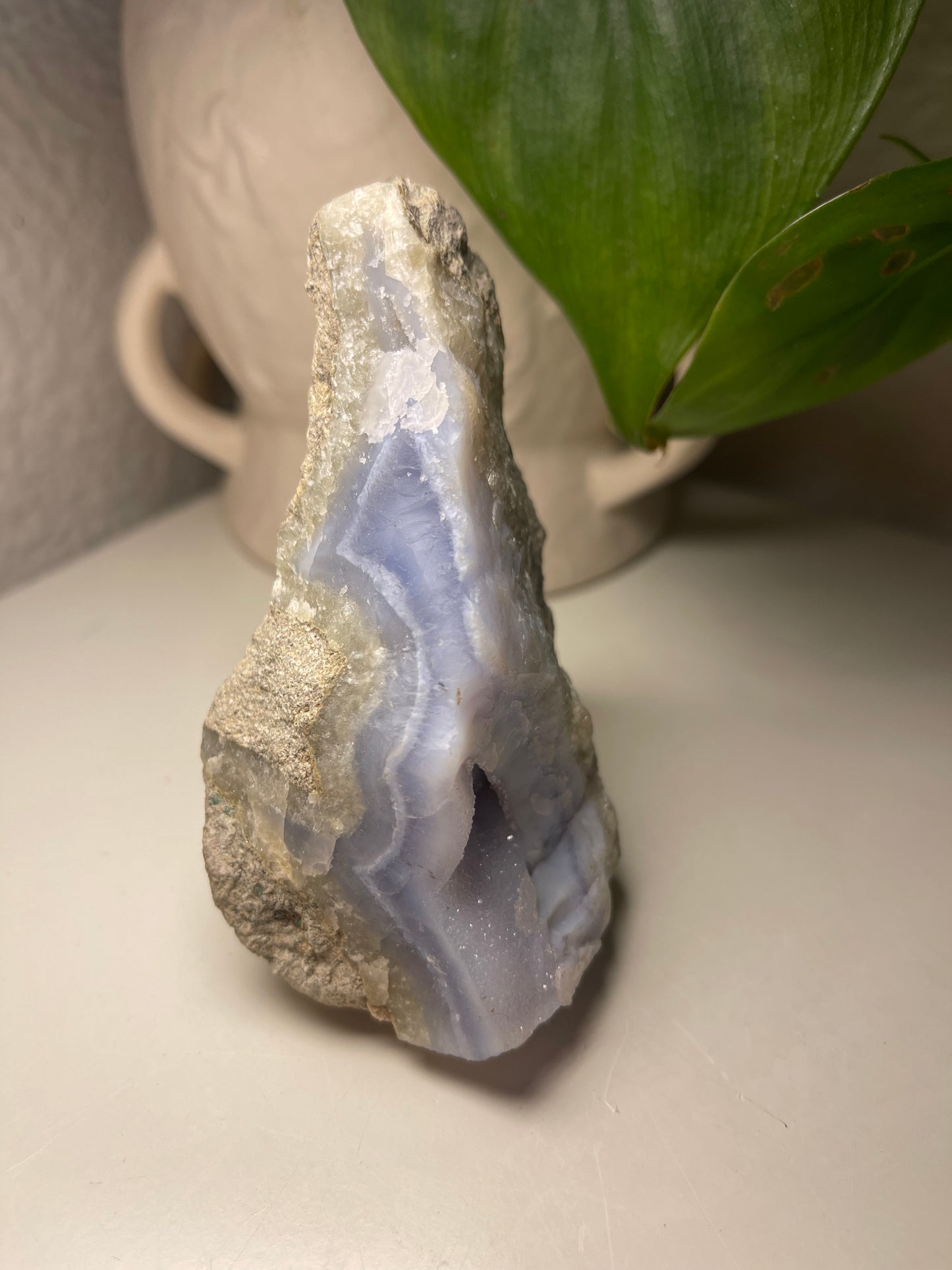 Blue Lace Agate Geode