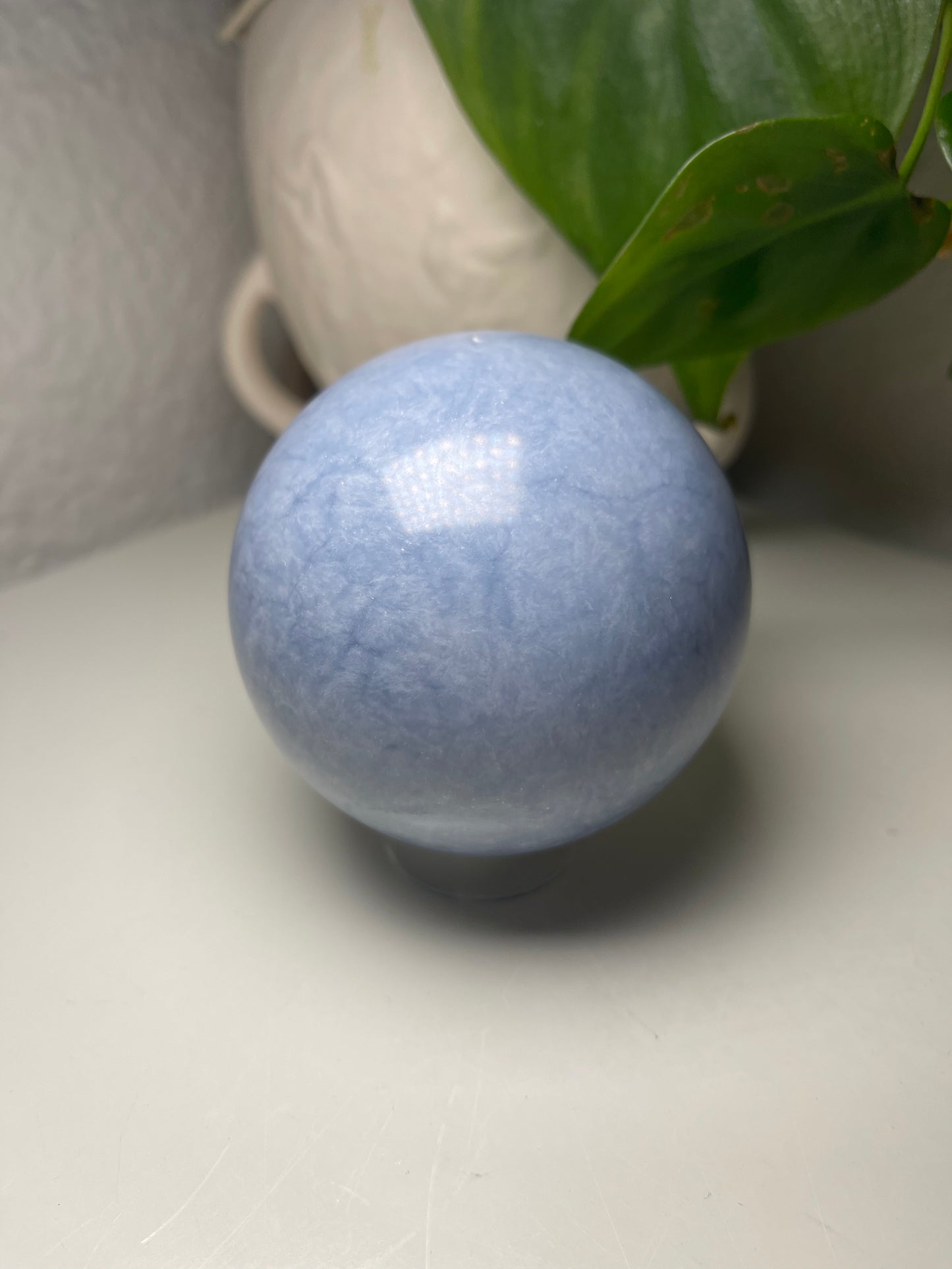 Angelite Crystal Sphere